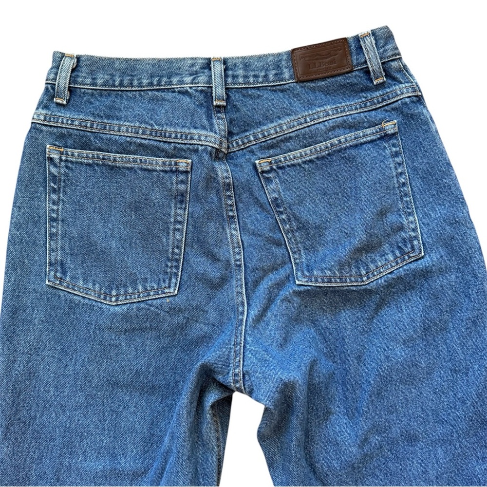 L.L. Bean Women’s 12 Regular Jeans Classic Fit  100% Cotton High Rise Denim VGT - Picture 10 of 11